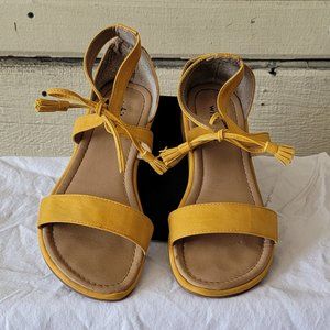 Mustard sandals
